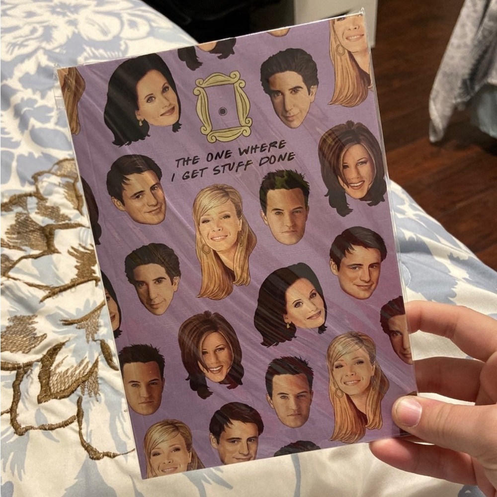 Friends TV Show Notebook‎ Journal "The One Where I Get Stuff Done" Purple